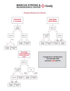 Grady Patient Referral Criteria