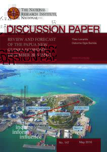 REVIEW AND FORECAST OF THE PAPUA NEW GUINEA ECONOMY: DECEMBER 2015 ISSUE  Theo Levantis
