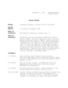 December 6, 1999 ` F/SWC2:MJD:FLF CR9910-1.MJD