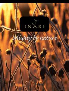 Mighty by nature  The finest and the mightiest  With a surface area of more than 17,000 km2, Inari is the largest