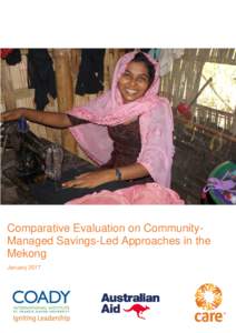 Comparative Evaluation on CommunityManaged Savings-Led Approaches in the Mekong January