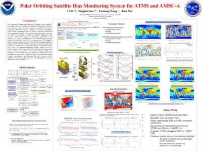 Polar Orbiting Satellite Bias Monitoring System for ATMS and AMSU-A Li Bi 1,2,  Ninghai Sun