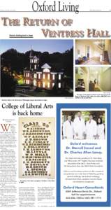 FRIDAY, AUGUST 23, 2013  Oxford Living THE OXFORD EAGLE