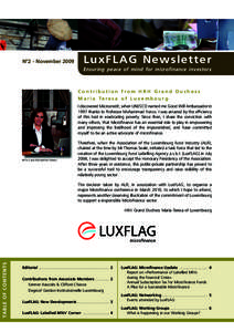 Luxflag - Newsletter 2_09 def.indd