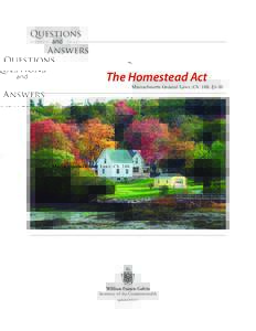 Questions and Answers  The Homestead Act