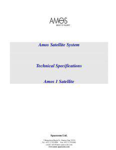 Amos Satellite System  Technical Specifications