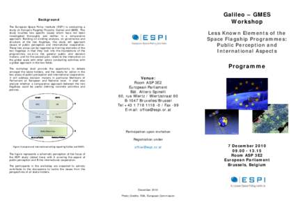 ESPI Workshop-GMES-Galileo-7 Dec-u