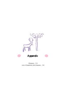 Appendix GlossaryList of Questions and Answers...116 ○ ○
