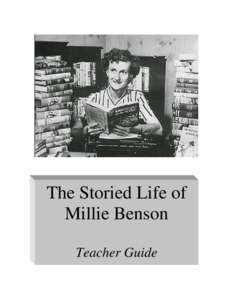 Microsoft Word - Millie teacherguide cover.doc