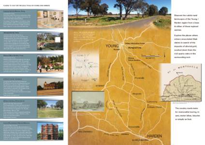PLACES TO VISIT ON THE GOLD TRAILS IN YOUNG AND HARDEN  Lambing Flat Folk Museum, Young Campbell St, Young  Discover the subtle rural