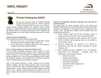 Microsoft Word - DMCL PRIVATE GAAP NEWSLETTER.docx