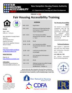 New Hampshire Housing Finance Authority and U.S. Department of Housing and Urban Development PRESENT A FREE