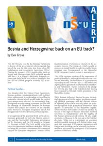 [removed]Amel Emric/AP/SIPA  Bosnia and Herzegovina: back on an EU track?