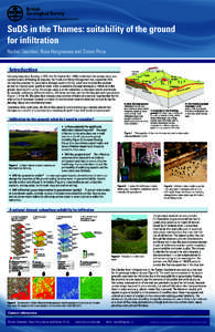 SuDS in the Thames: suitability of the ground for infiltration  Rachel Dearden, Rose Hargreaves and Simon Price Introduction Following large-scale flooding in 2007, the Pitt Review (Pitt, 2008) established that surface