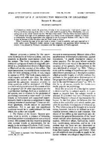 1988, 50, [removed]JOURNAL OF THE EXPERIMENTAL ANALYSIS OF BEHAVIOR NUMBER