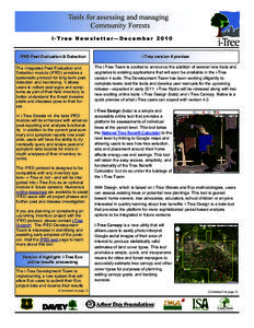 i-Tree Newsletter Nov2008