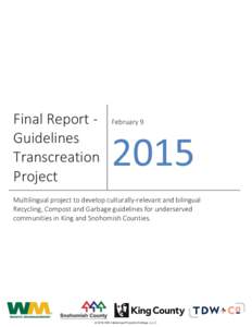 Final Report - Guidelines Transcreation Project