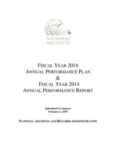 Annual Performance Plan FY 2016 & Annual Performance Report FY 2014