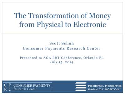 The Transformation of Money from Physical to Electronic