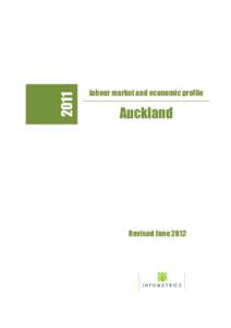 2011  labour market and economic profile Auckland
