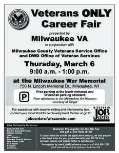 Veterans ONLY Career Fair presented by Milwaukee VA in conjunction with