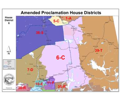 House District 6 Amended Proclamation House Districts Chena Ridge