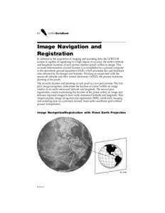 82  GOES DataBook Image Navigation and Registration