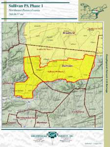 Sullivan PA Phase 1 Northeast Pennsylvania[removed]mi2 Geophysical Pursuit 3-D Surveys