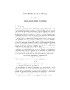 Mathematics / Mathematical logic / Theoretical computer science / Computability theory / Proof theory / Logic in computer science / Type theory / Logic programming / Lambda calculus / CurryHoward correspondence / Substitution / Generalised Whitehead product