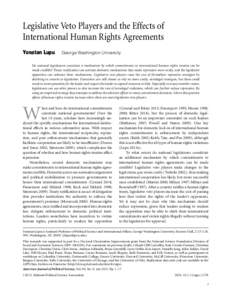Constitutional law / Human rights instruments / International law / Criminal law / Democracy / Ratification / Human rights / Treaty / Veto Players / International Covenant on Civil and Political Rights / International human rights law / Treaties of the European Union
