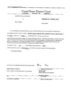 US v. Brian P. Regan - Espionage case against retired Air Force Sergaent