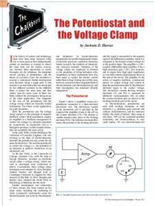 The Potentiostat and the Voltage Clamp by Jackson E. Harrar I