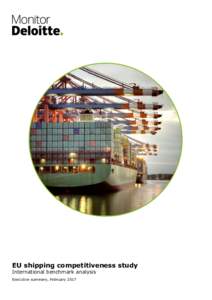 Benchmark of international shipping centres