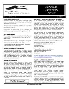 GENERAL AVIATION NEWS Volume 22, Issue 4  April 2014