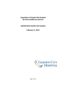 Garden City Hospital Transaction Narrative