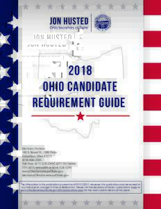 2018 ohio candidate requirement guide Elections Division 180 E. Broad St., 15th Floor