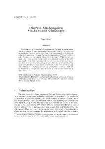 ICM 2002 • Vol. I • [removed]Discrete Mathematics: