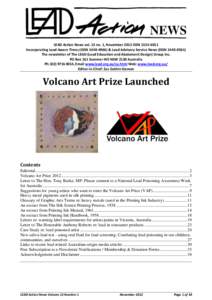 Volcano Art Prize Launched