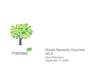 Meraki Summit: Non-profit S
