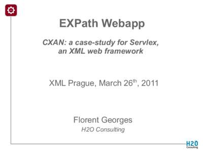 EXPath Webapp CXAN: a case-study for Servlex, an XML web framework th