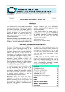Volume 3  Issue 4 Quarterly Report for 1 October to 31 December[removed]Preface