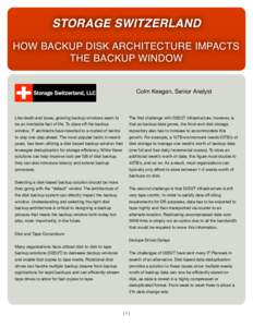 How Backup Disk Architecture Impacts the Backup WindowHow Backup Disk Architecture Impacts the BU Window-Handout-2