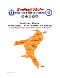 Microsoft Word - Southeast Region Tournament Team Information Manual