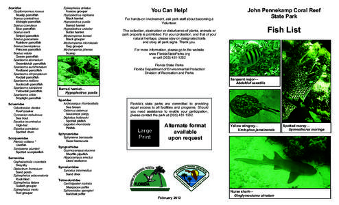 JPCRSP Fish List Brochure[removed]pub