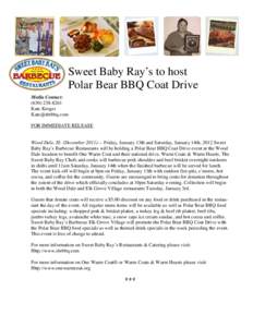 Polar Bear BBQ Press Release