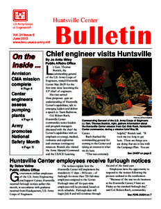 Huntsville Center  US Army Corps of Engineers ®  Vol. 34 Issue 6
