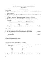 Microsoft Word - F.6 Chem Quiz 12.doc
