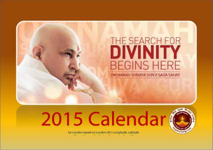 2015 Calendar for London based on London UK’s Longitude, Latitude (Cannot be applicable to other parts of world) Hindu Panchangam