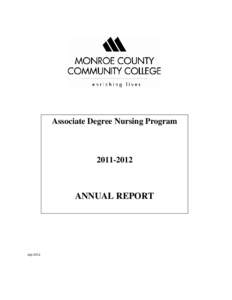 Associate Degree Nursing Program[removed]ANNUAL REPORT