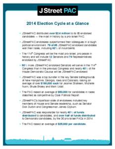   	
   	
   2014 Election Cycle at a Glance 	
  